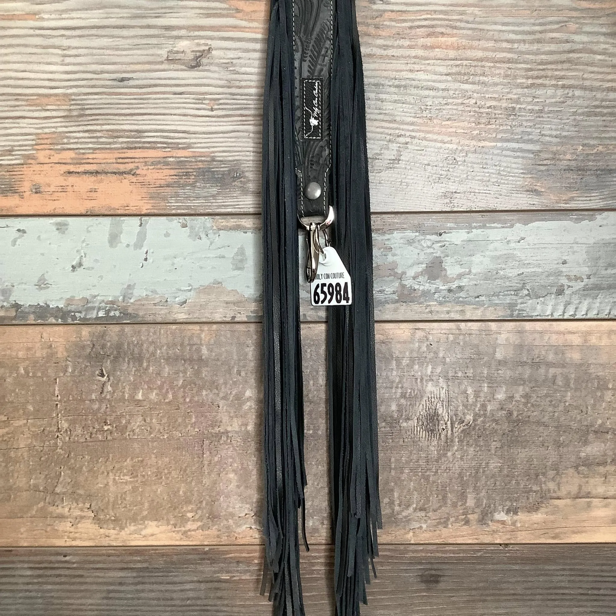 Western Mini Leather Fringe Strap 36" #65984