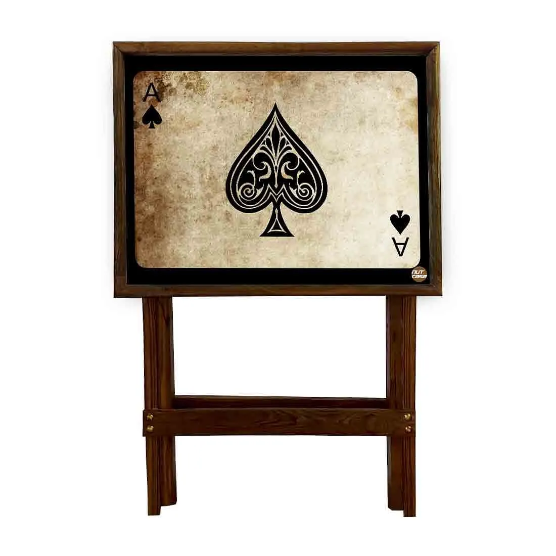 Wooden Foldable Table for Living Room Snacks Serving Tables - Ace