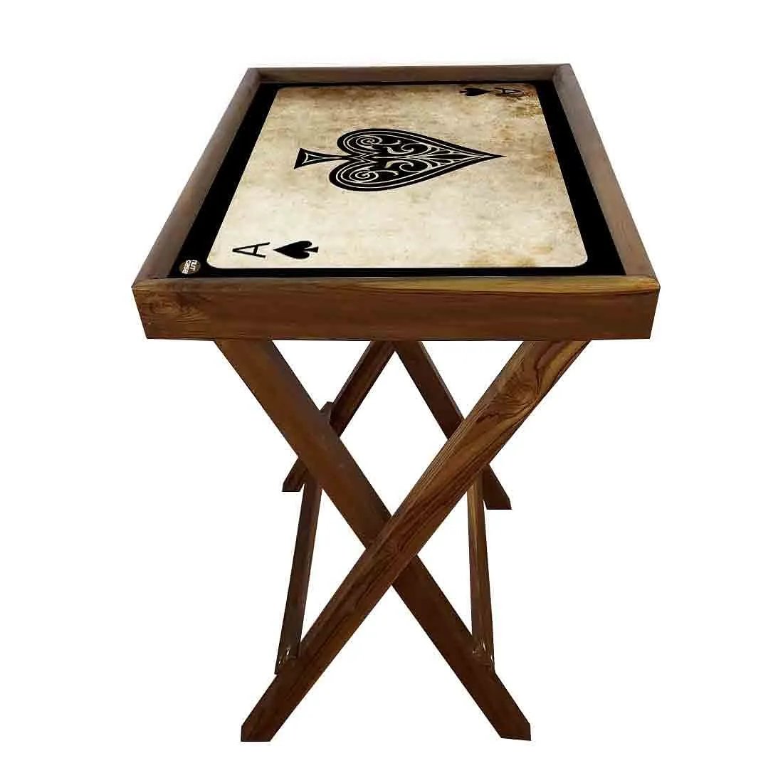 Wooden Foldable Table for Living Room Snacks Serving Tables - Ace