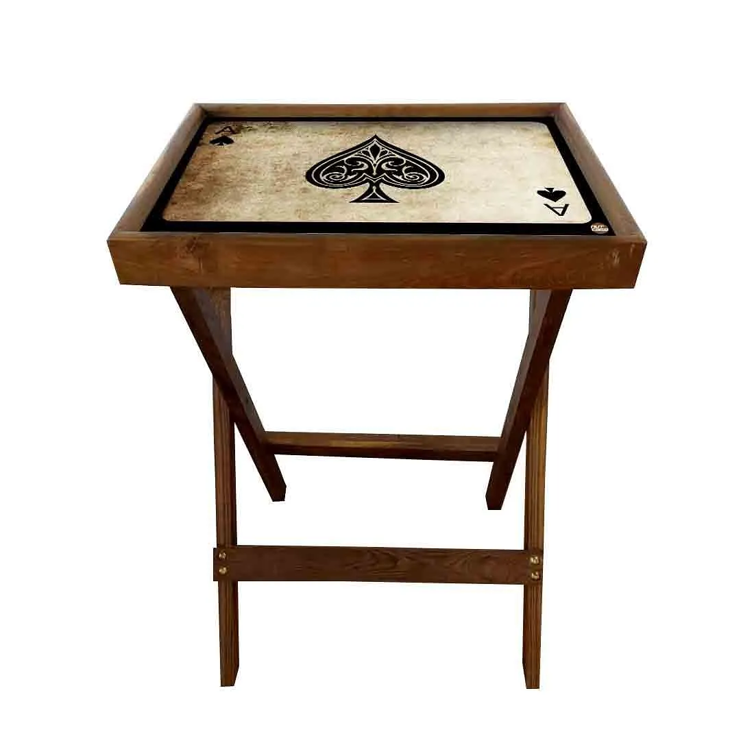 Wooden Foldable Table for Living Room Snacks Serving Tables - Ace